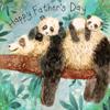 Twizler Se Father's Day Card with Pandas view 3
