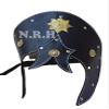Medieval Leather LARP Face Mask Helmet, Black view 3
