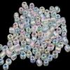 Perlin 4 mm Crystal AB Transparent Glass Seed Beads, Size 6/0, 1,100 Pieces view 1