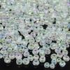 Perlin 4 mm Crystal AB Transparent Glass Seed Beads, Size 6/0, 1,100 Pieces view 2