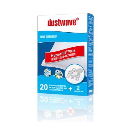 20 dustwave PREMIUM Vacuum Bags for Miele PREMIUM 5000, 2200 W