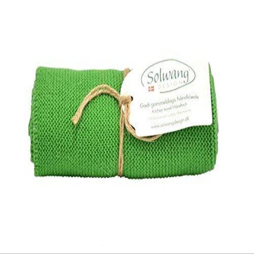 Solwang Kitchen Towels, Medium, Clear Green