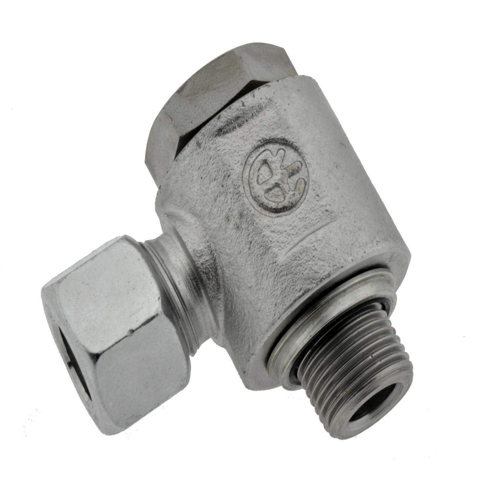 90° Stainless Steel Swivel Elbow Fitting, 8 mm Tube to G 1/8