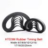Xuulan Xianglaa HTD3M Timing Belt, C = 378/381/384/390, 6–25 mm Width, 126/127/128/130 Teeth view 3