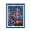 LIANYG Cross-Stitch Kit, 11ct/14ct, Embroidery Home Decor (11ct White Cloth) view 1
