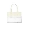 Le Jardin du Lin Printed Shopping Bag, Foldable Cotton Tote with Two Long Handles, 34 x 40 cm view 4