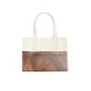 Le Jardin du Lin Printed Foldable Shopping Bag, 34 x 40 cm view 4