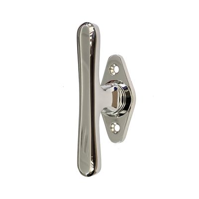 Antikas Nickel-Plated Brass Window Handle, Shiny, 10.0 x 4.3 cm