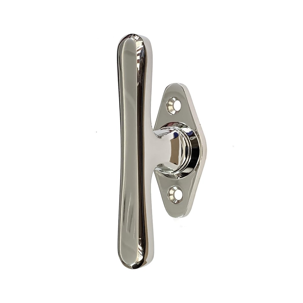 Antikas Nickel-Plated Brass Window Handle, Shiny, 10.0 x 4.3 cm