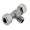 T-Type Cutting-Ring Fitting 20 S – R 3/4 in, Zinc-Plated Steel, Heavy Series view 1