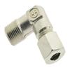 Elbow Cutting Ring Fitting 14 S-M 20 x 1.5 (Tapered), Zinc-Plated Steel 90° Screw-In Fitting, Heavy Series view 1