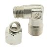 Elbow Cutting Ring Fitting 14 S-M 20 x 1.5 (Tapered), Zinc-Plated Steel 90° Screw-In Fitting, Heavy Series view 2