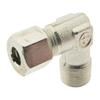 Elbow Cutting Ring Fitting 14 S-M 20 x 1.5 (Tapered), Zinc-Plated Steel 90° Screw-In Fitting, Heavy Series view 4