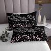 Tbrand Cherry Blossom Watercolor Pink Floral Printed Quilt Set, 170 x 210 cm view 2