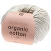 Rico Design Essentials Organic Cotton Aran, 50 g, approx. 90 m, Silver view 1