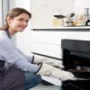 LANON 38 cm Liquid Silicone Oven Gloves, CoralAir Lining, White, XXL view 2