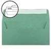 400 Kraft Paper Envelopes, DL, Eucalyptus Green, Self-Seal, 11 x 22 cm view 3