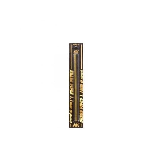 AK Interactive AK9110 Brass Tubes 1.1 mm (5 pcs.)
