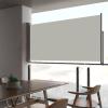 Tidyard Retractable Side Awning, UV- and Water-Resistant, Cream, 80 x 0–300 cm view 1