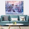 LIANYG 14CT Cross-Stitch Kit, Cotton Thread, 50 x 40 cm view 3