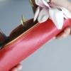 Rhodia 319009C Round Pencil Case, 21.5 x 5.5 cm, Fuchsia Faux Leather view 2