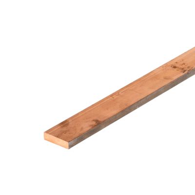Copper Flat Bar - 25 x 3 mm x 2000 mm