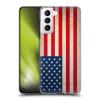 Head Case Designs USA Football Vintage Flag Hard Back Phone Case Compatible with Samsung Galaxy S21 5G view 1
