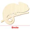 Wooden Chameleon V1, 18 cm Wide, Pack of 10 view 3