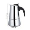 Stainless Steel Moka Pot Espresso Maker for 2/4/6/10 Cups (200 mL) view 2