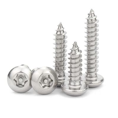 ANSIEDIO Torx Round-Head Wood Screws, Stainless Steel, M4.8 × 19 mm, 20 pcs