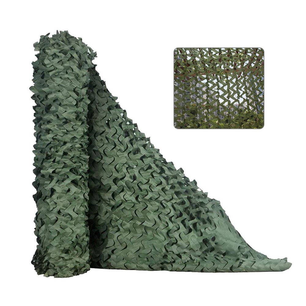 DLLY Waterproof Camouflage Netting Sun Shade, 3 x 10 m (9.8 x 32.8 ft)