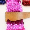 Uteruik Sequin Trim, Embroidered Fabric Applique, 7.5 cm x 5 m (#D) view 3
