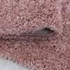 Carpetsale24 Shaggy High-Pile Round Rug, 200 cm, Pink view 3
