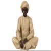 J-Line Seated Native American Figure, Resin, Beige/Brown view 1