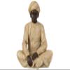 J-Line Seated Native American Figure, Resin, Beige/Brown view 3
