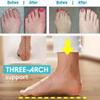 LONG-M Big Toe Correction Sandals, Orthopedic Thick-Soled, Pink, Size 35 view 3
