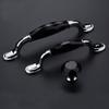 EYCFSJ 2-Piece Black Crystal Ceramic Cabinet Handles view 3