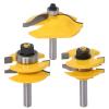 Pilang Zxxin 3-Piece Raised Panel Cabinet Door Router Bit Set, 8 mm Shank view 4