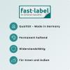 Next Inspection Base Labels, 100 Count, 70 x 40 mm, Self-Adhesive Vinyl, Base Labels for Inspection Stickers view 2