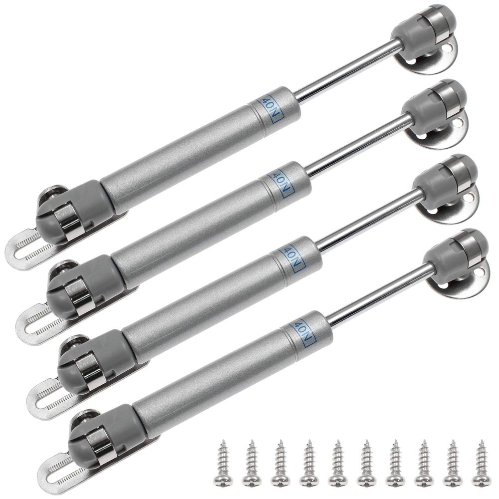 Hxchen 4-Pack Lift Supports, 15.2 cm, 40 N Gas Springs with Soft-Close