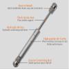 Hxchen 4-Pack Lift Supports, 15.2 cm, 40 N Gas Springs with Soft-Close view 3