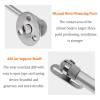 Hxchen 4-Pack Lift Supports, 15.2 cm, 40 N Gas Springs with Soft-Close view 4