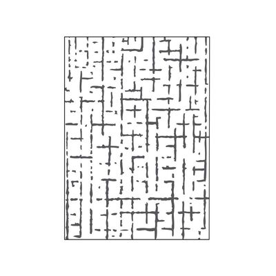 INNSPIRO Push Embossing Folder, Plastic, Transparent, Pequeo