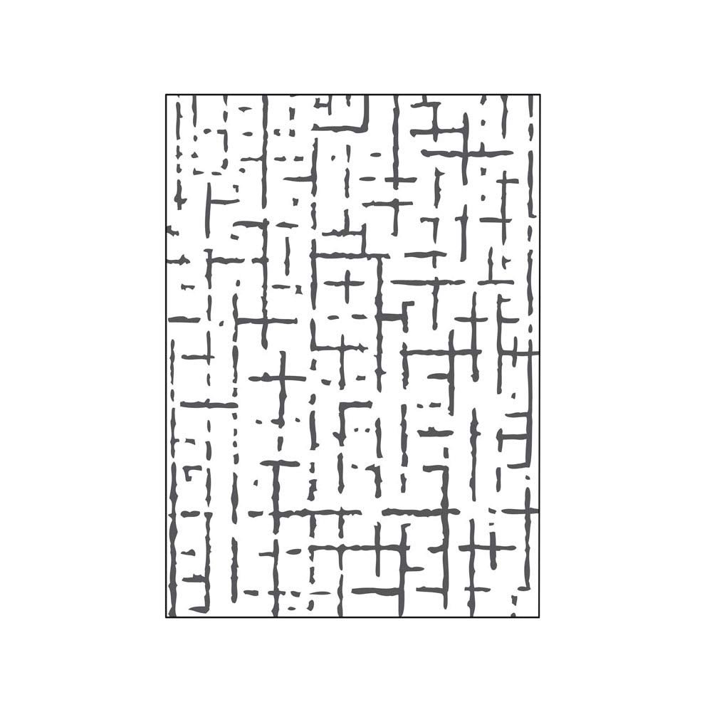 INNSPIRO Push Embossing Folder, Plastic, Transparent, Pequeo