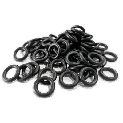 Buna-N Nitrile Rubber O-Rings, Round, Metric, Black, 17 mm Outer Diameter, 2.5 mm Width, 50-Pack