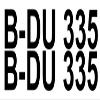 ShirtInStyle Boat Sticker for Inflatable Boats, 18 cm High, Red view 2