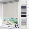 Magiea Blackout Roller Shade, No-Drill or Drill-Mount, Clip-Fit, Cream, W115 x H160 cm view 1
