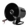 Wired 110 dB Alarm Siren Horn Speaker for Outdoor Security Systems, Robust, Black view 3