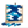 BS Toys Wall Game - Interactive Toy for Developing Hand-Eye Coordination - Ideal for Playrooms and Children's Rooms - For Children Ages 3 and Up - Blue view 1