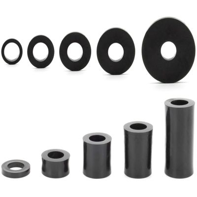 Enkotrade 4-Pack Spacer Sleeves for M12 | 20 x 13 x 7.5 mm | Round Polyethylene Spacers